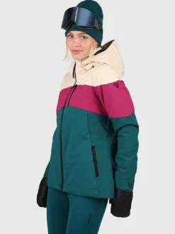 Fastonia Dames Ski Jas | Evergreen