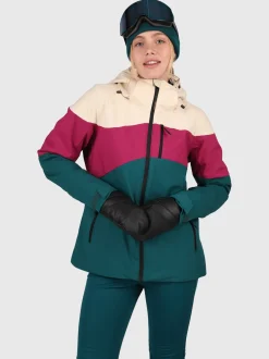 Fastonia Dames Ski Jas | Evergreen