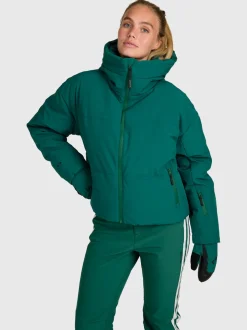 Fiaskia Women Snow Jacket | Hunter Green