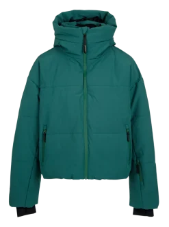 Fiaskia Women Snow Jacket | Hunter Green