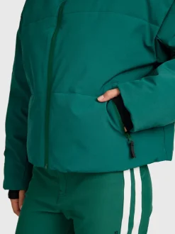Fiaskia Women Snow Jacket | Hunter Green