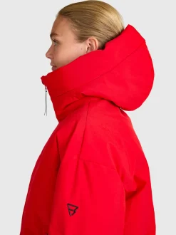 Fiaskia Women Snow Jacket | True Red