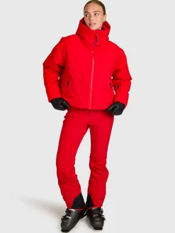 Fiaskia Women Snow Jacket | True Red
