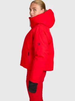 Fiaskia Women Snow Jacket | True Red