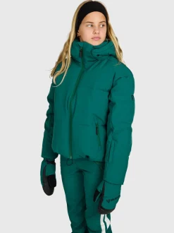 Fiasky Girls Snow Jacket | Hunter Green