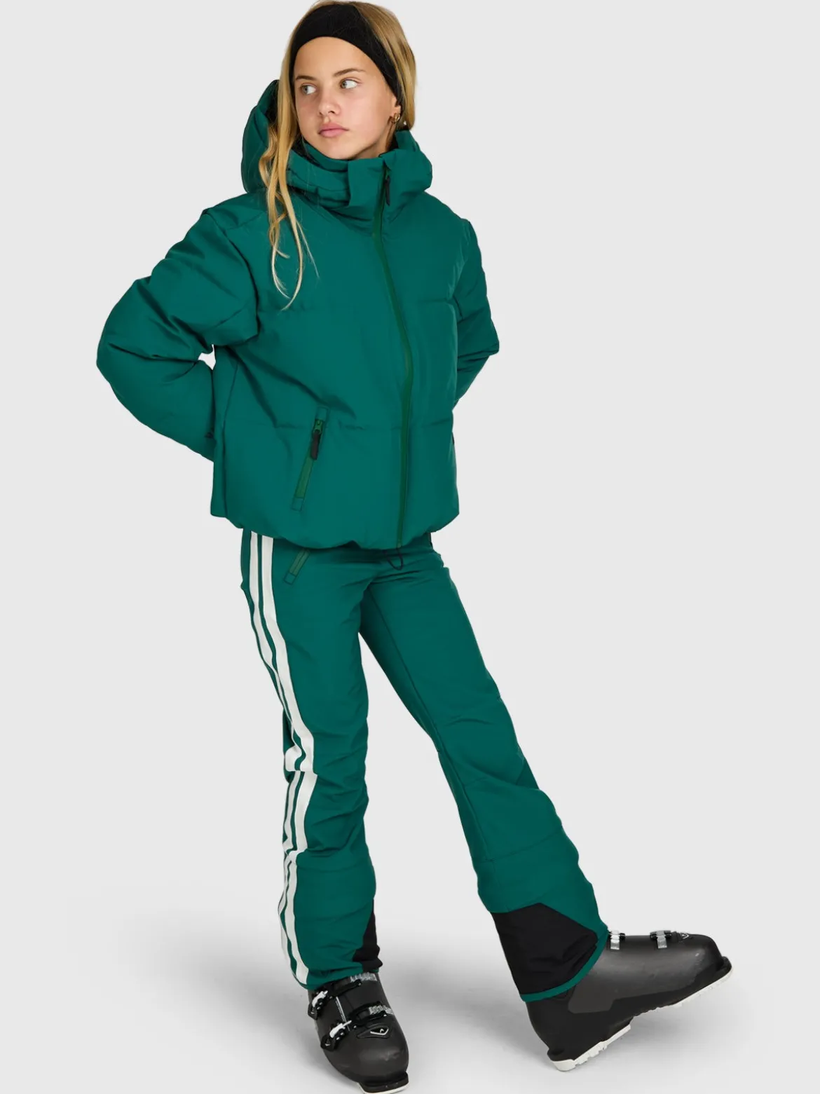Fiasky Girls Snow Jacket | Hunter Green