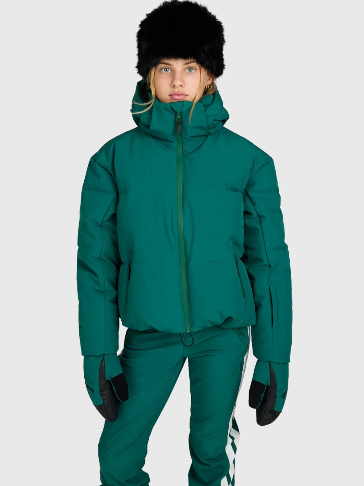 Fiasky Girls Snow Jacket | Hunter Green