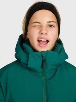 Fiasky Girls Snow Jacket | Hunter Green