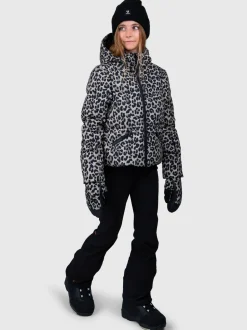 Fiasky-Print Meisjes Ski Jas | Wild Thing Fungi