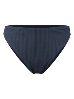 Flores-Rib Dames High Waist Bikini Broekje | Indigo Blue