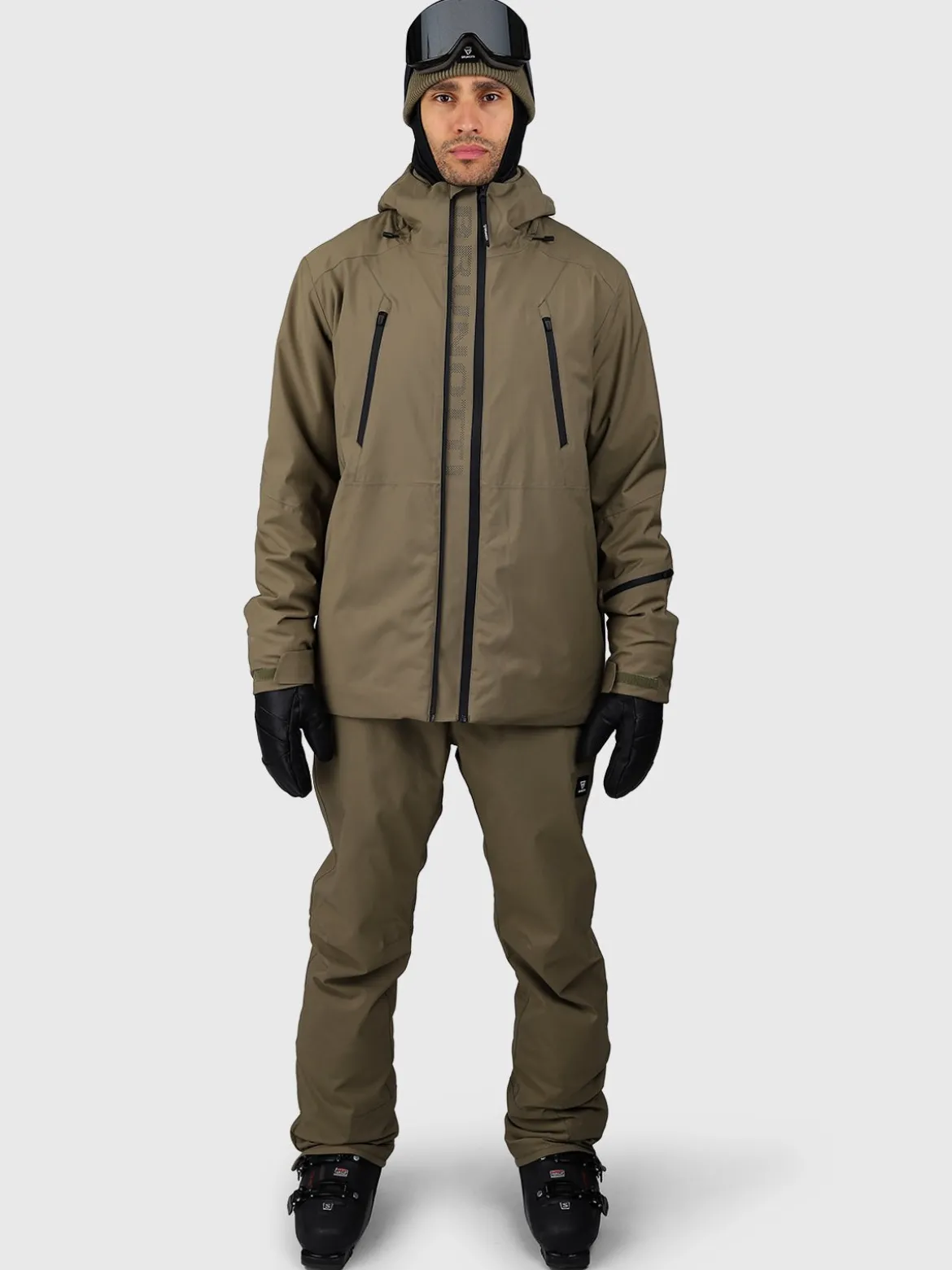 Footrail Heren Ski Broek | Dusky Green