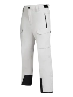 Footraily-Cargo Boys Snow Pants | Soft Grey