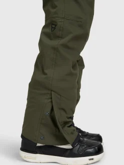 Footraily-Cargo Boys Snow Pants | Deep Green