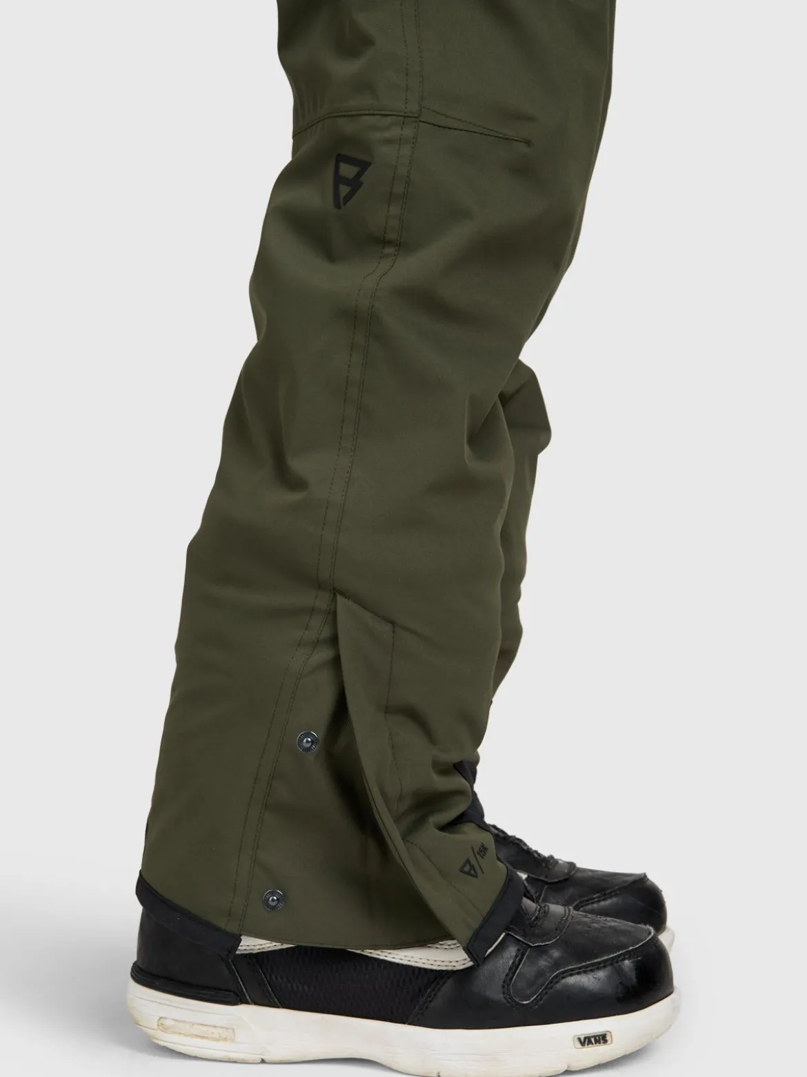 Footraily-Cargo Boys Snow Pants | Deep Green