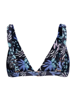 Fortelle-Print Dames Bikini Top | Zwart