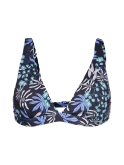Fortelle-Print Dames Bikini Top | Zwart