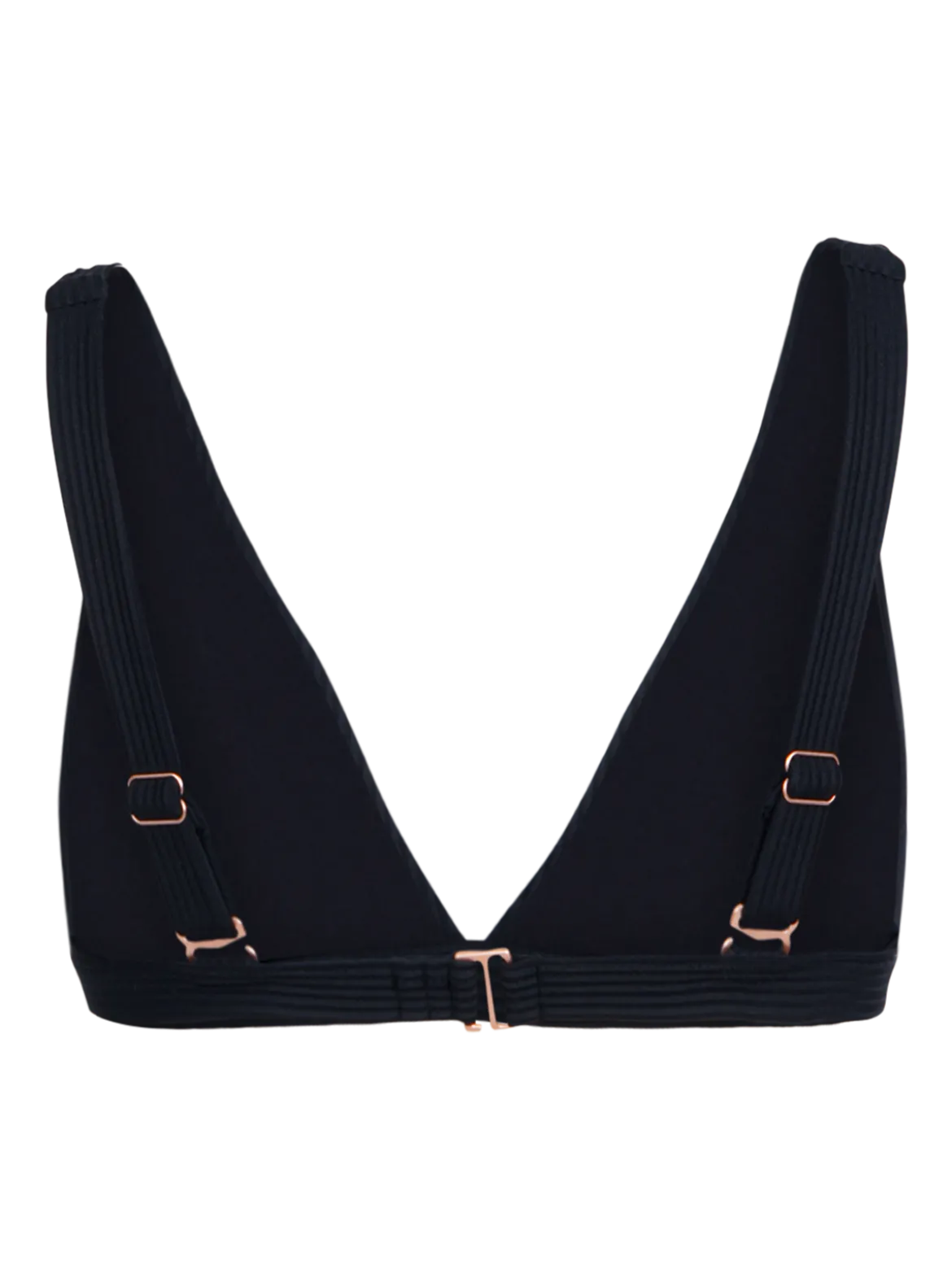 Fortelle-Rib Dames Bikini Top | Zwart