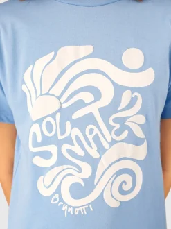 Freya Girls T-shirt | Bluebell