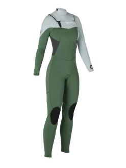 Glow Fullsuit 3/2mm Dames Wetsuit | Groen