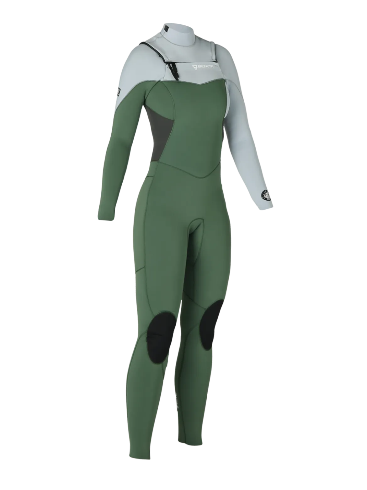 Glow Fullsuit 3/2mm Dames Wetsuit | Groen