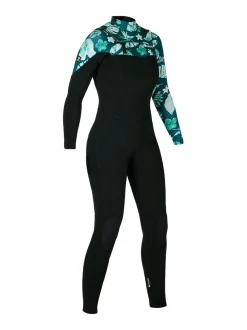 Glow-Fullsuit-5/4mm Dames Wetsuit | Zwart