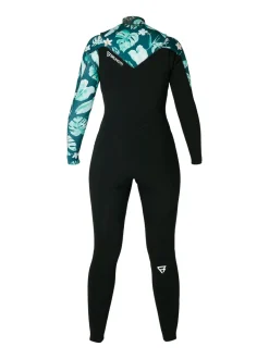 Glow-Fullsuit-5/4mm Dames Wetsuit | Zwart