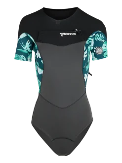 Glow Shorty 2mm Dames Wetsuit | Zwart