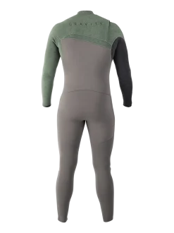 Gravity Fullsuit 5/3 mm Heren Wetsuit | Grijs