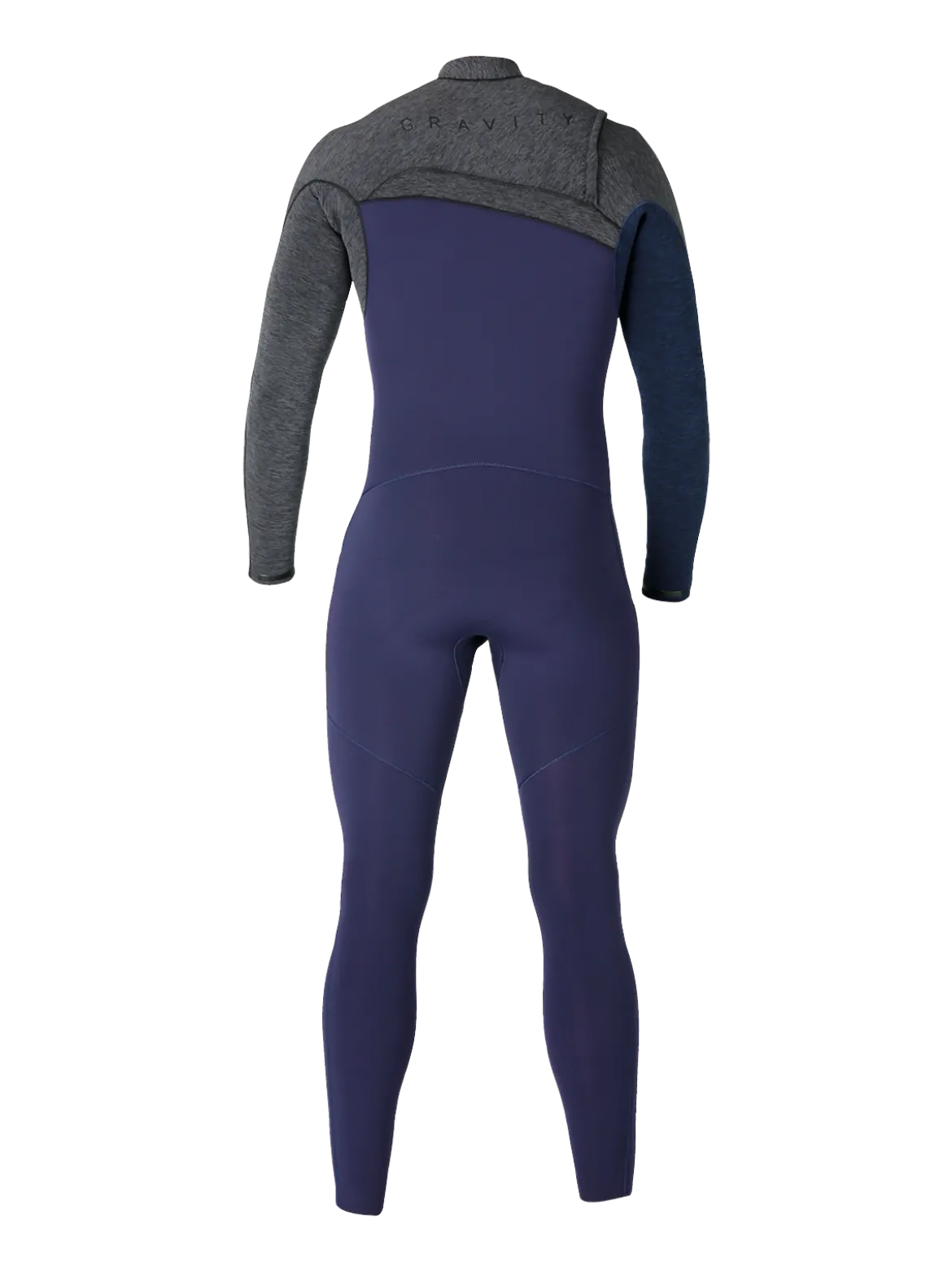 Gravity Fullsuit 4/3 mm Heren Wetsuit | Blauw + Grijs