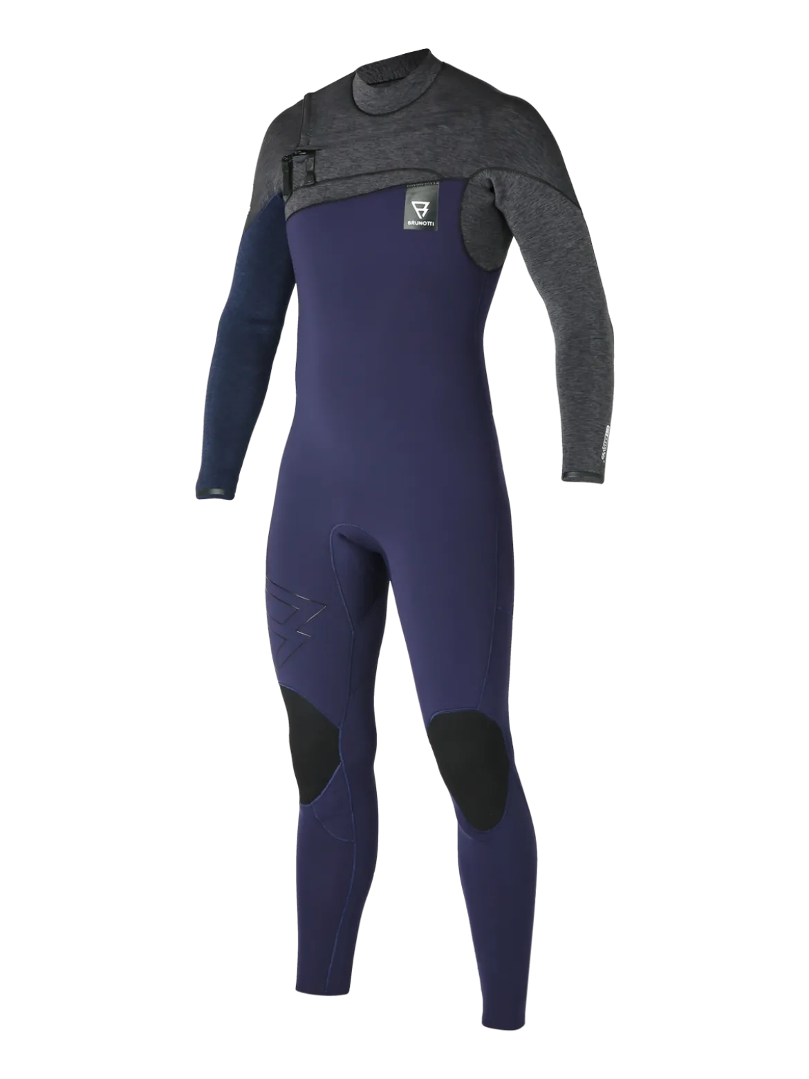 Gravity Fullsuit 4/3 mm Heren Wetsuit | Blauw + Grijs