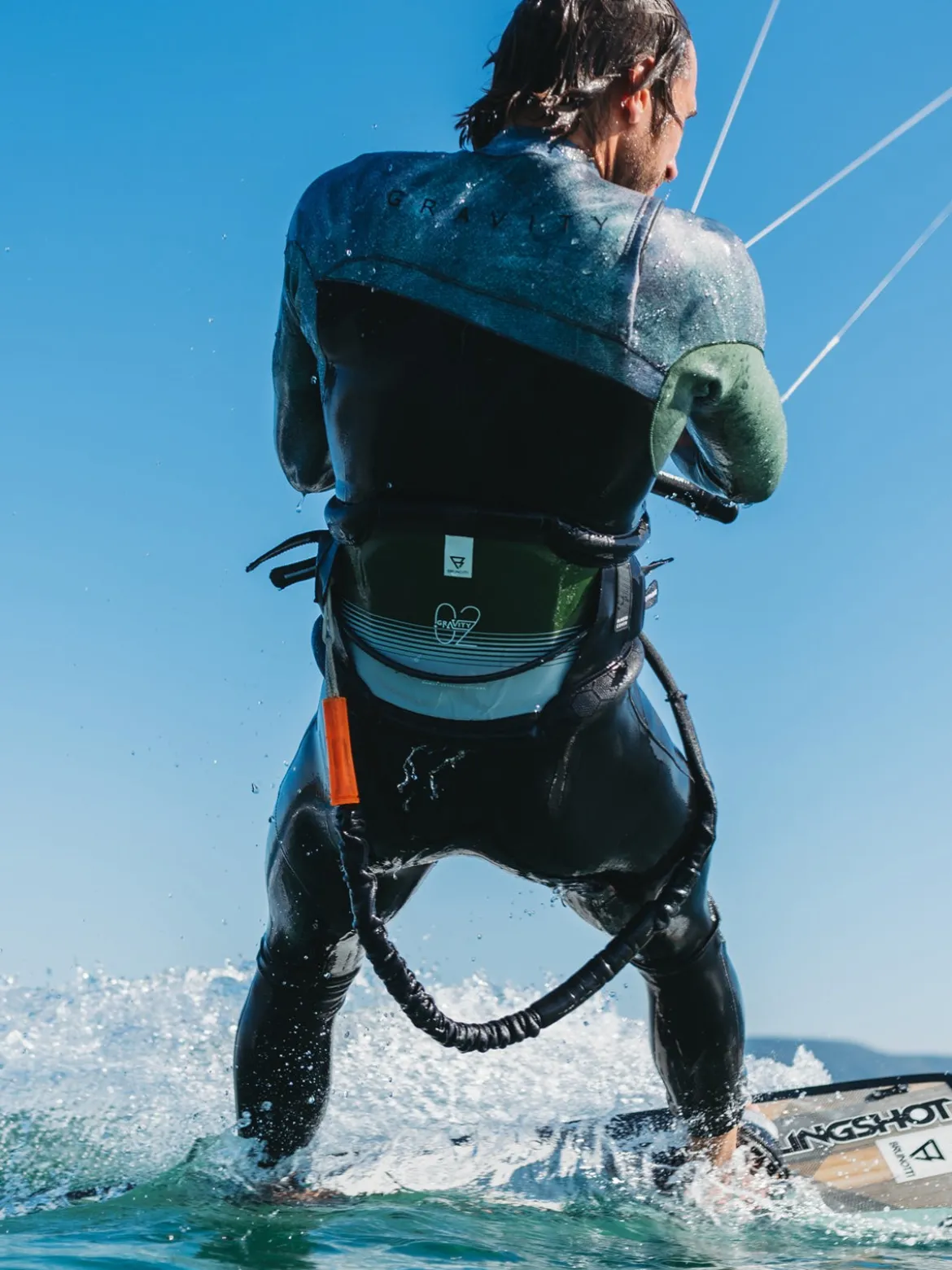 Gravity Fullsuit 3/2 mm Heren Wetsuit | Groen