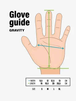 Gravity Heren Handschoen | Zwart