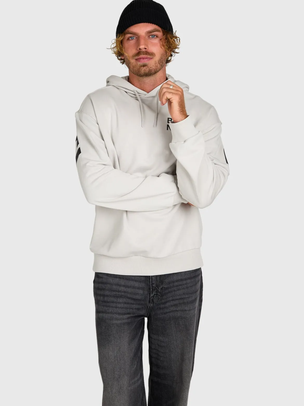 Haral Men Sweater | Soft Grey