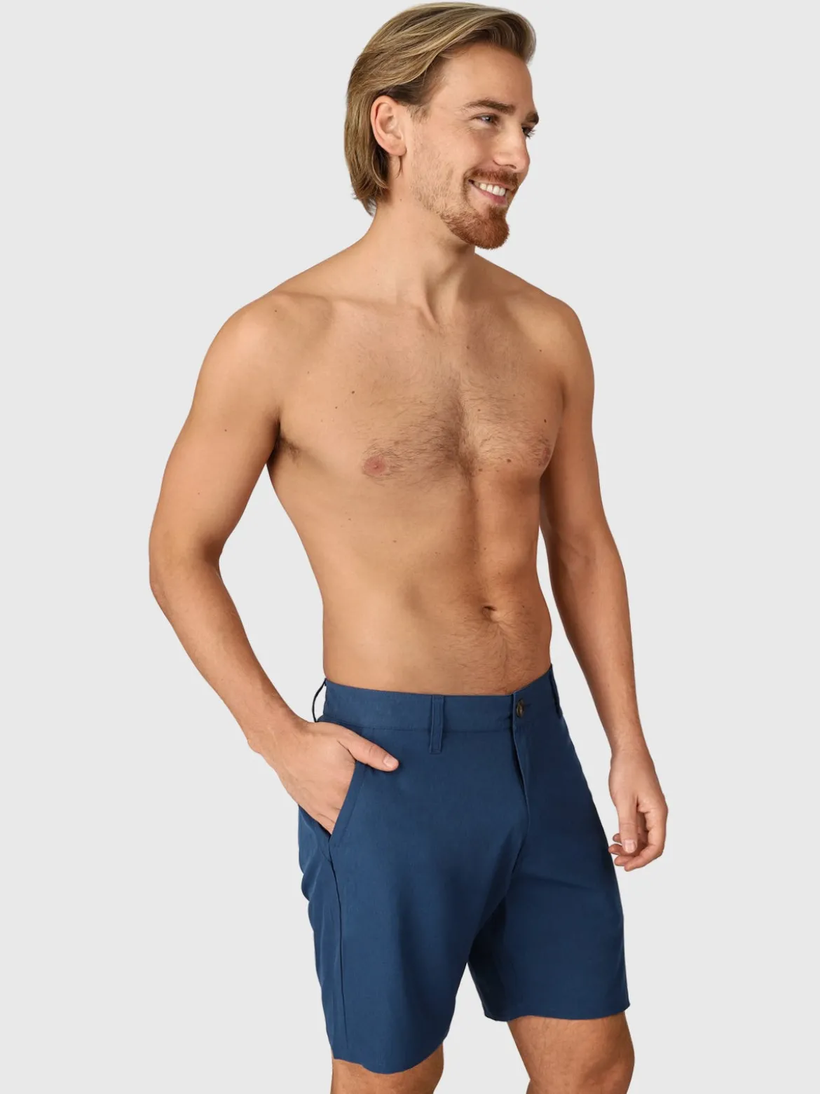 Harret Heren Hybrid Short | Blauw