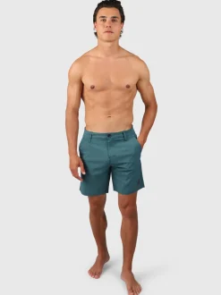 Harret Heren Hybrid Short | Groen