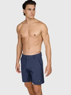 Harret Heren Hybrid Shorts | Indigo Blue