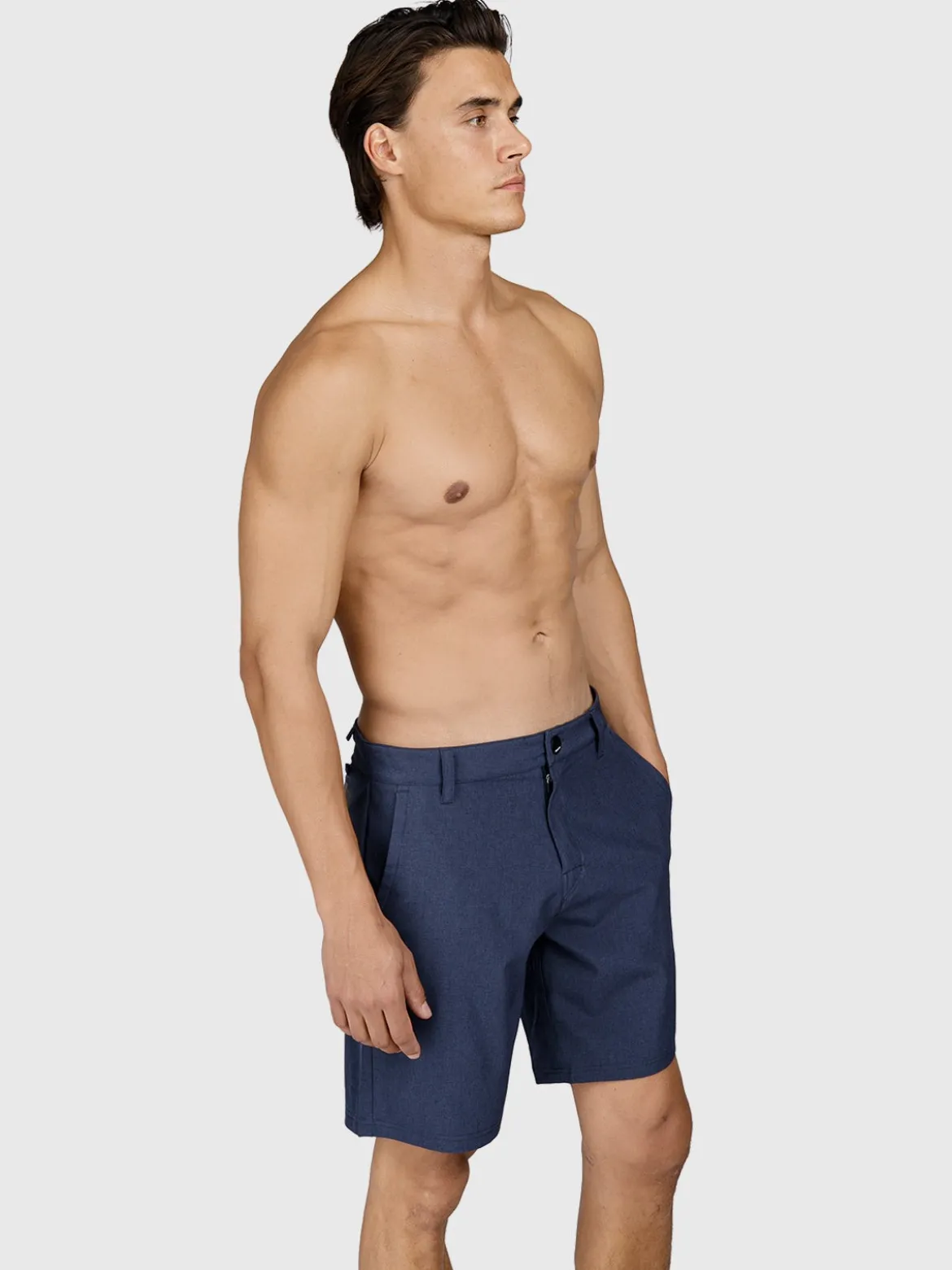 Harret Heren Hybrid Shorts | Indigo Blue
