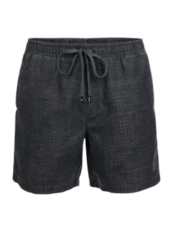 Helios-Print Heren Swim Shorts | Zwart