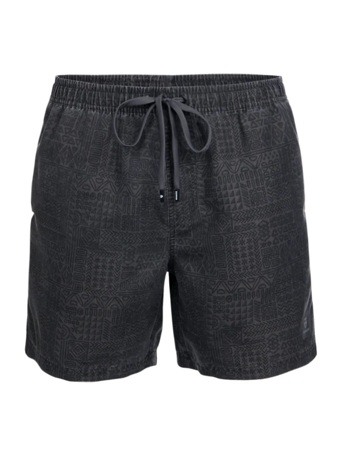 Helios-Print Heren Swim Shorts | Zwart