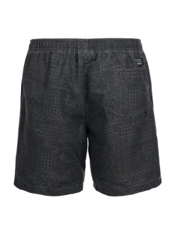 Helios-Print Heren Swim Shorts | Zwart