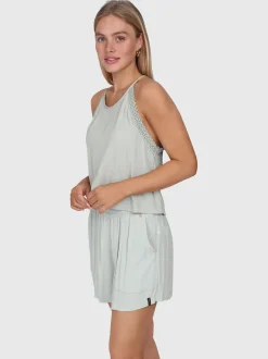 Hellenah Dames Top | Aqua Grey