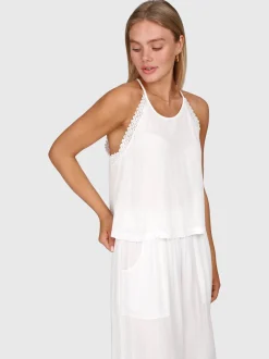Hellenah Dames Top | Snow