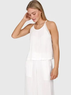 Hellenah Dames Top | Snow