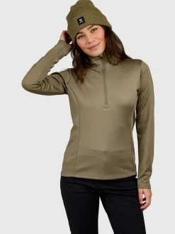 Heronne Dames Fleece | Dusky Green