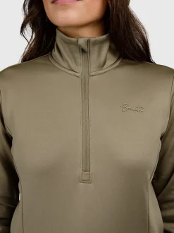 Heronne Dames Fleece | Dusky Green