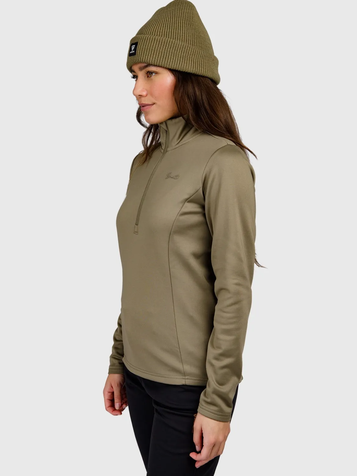 Heronne Dames Fleece | Dusky Green