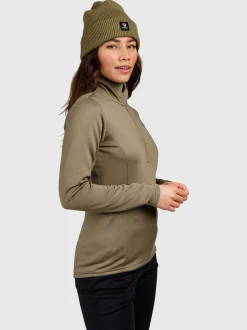 Heronne Dames Fleece | Dusky Green