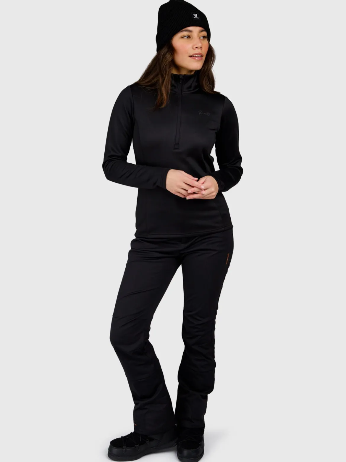 Heronne Dames Fleece | Zwart