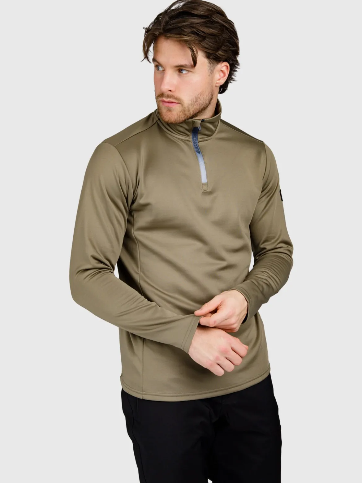 Heros Heren Fleece | Dusky Green