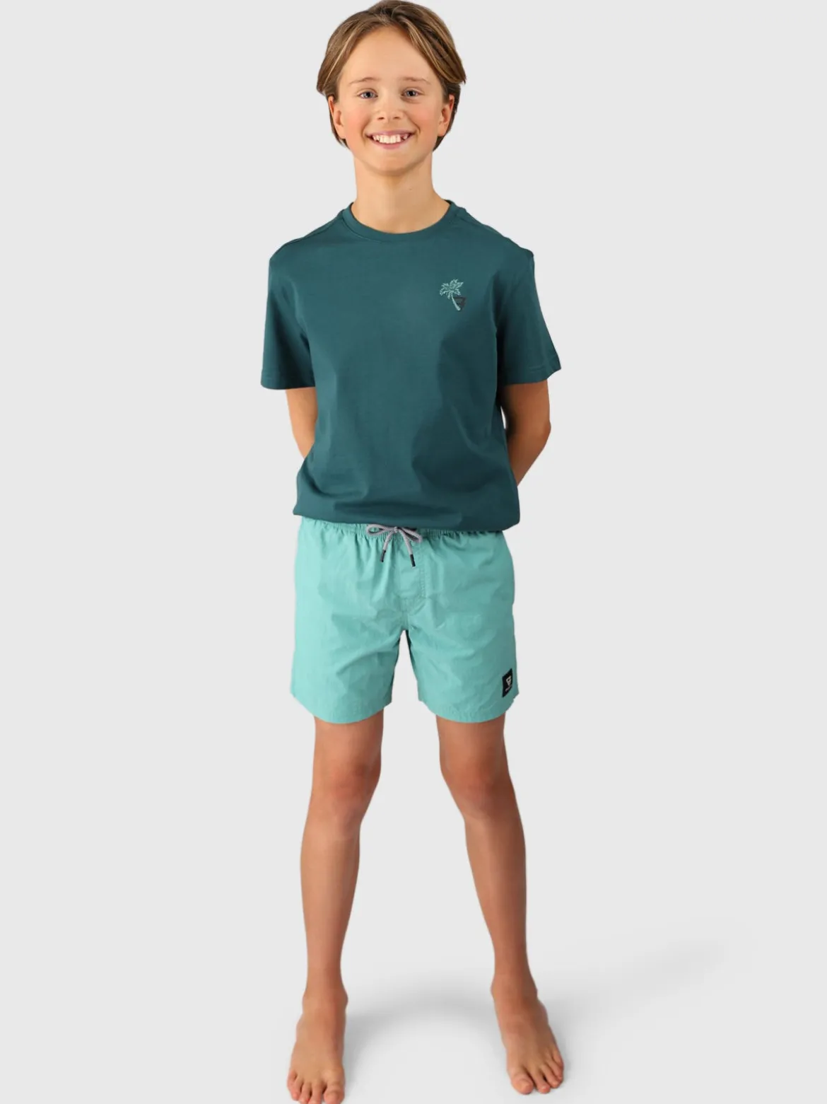 Hestey Boys Swim Shorts | Bottle Green